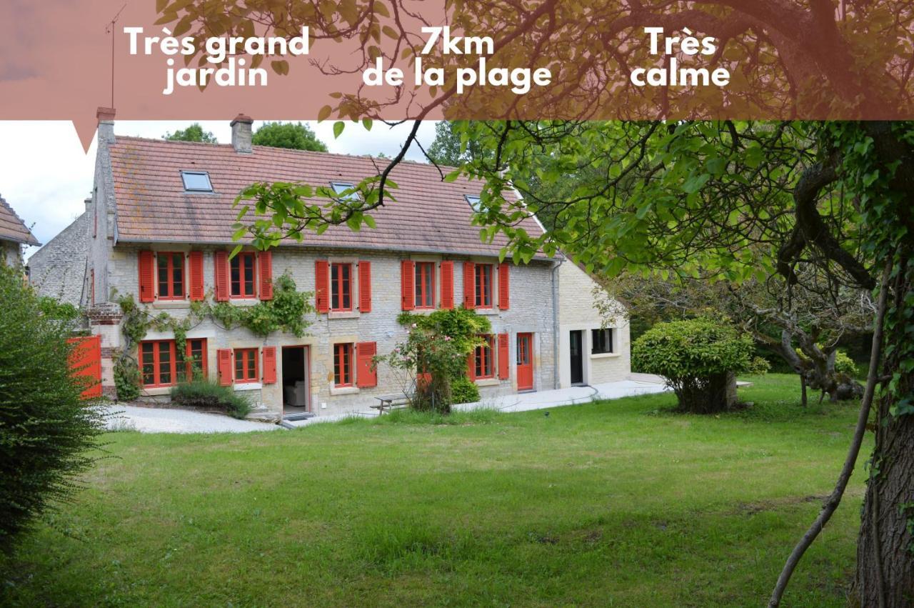 Maison Typique - Tres Grand Jardin - 7Km De La Mer Fontaine-Henry Dış mekan fotoğraf